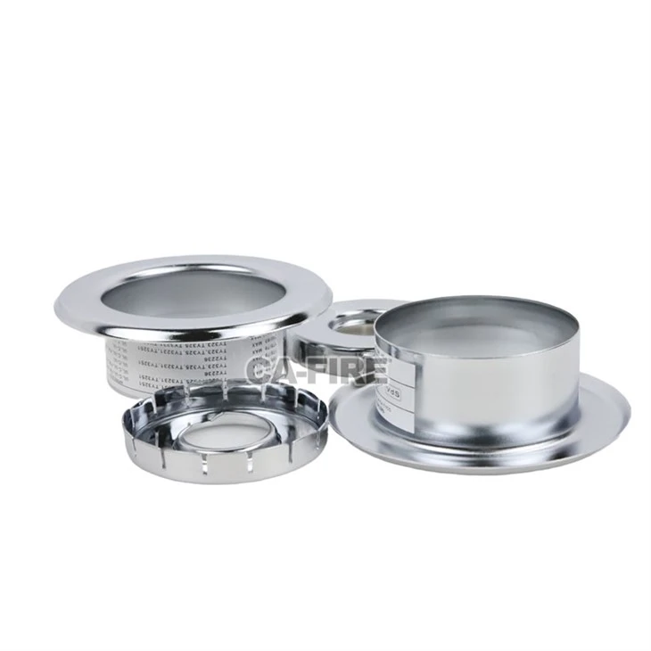 Double Escutcheon With Height Extension For Ceiling Fire Sprinklers high quality