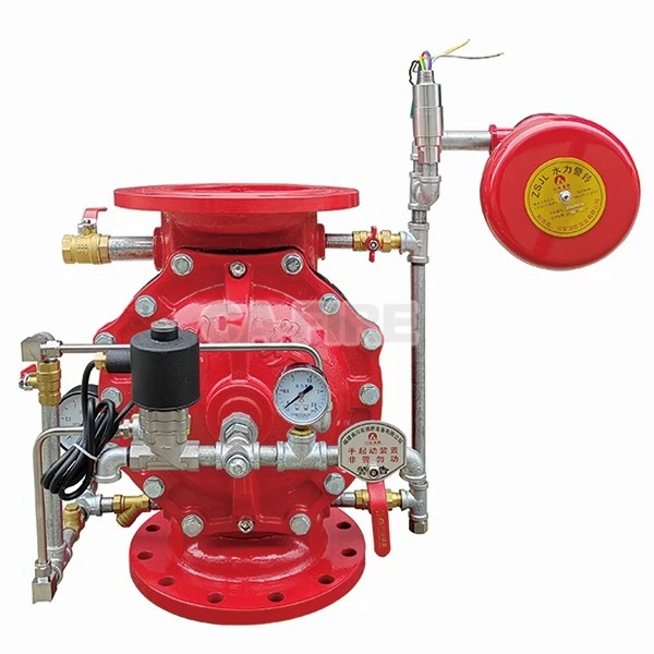 Explosion-proof deluge valve