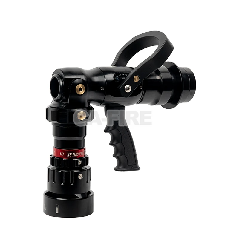 Fold-able Adjustable Flow Rate Fire Fighting Water Nozzle