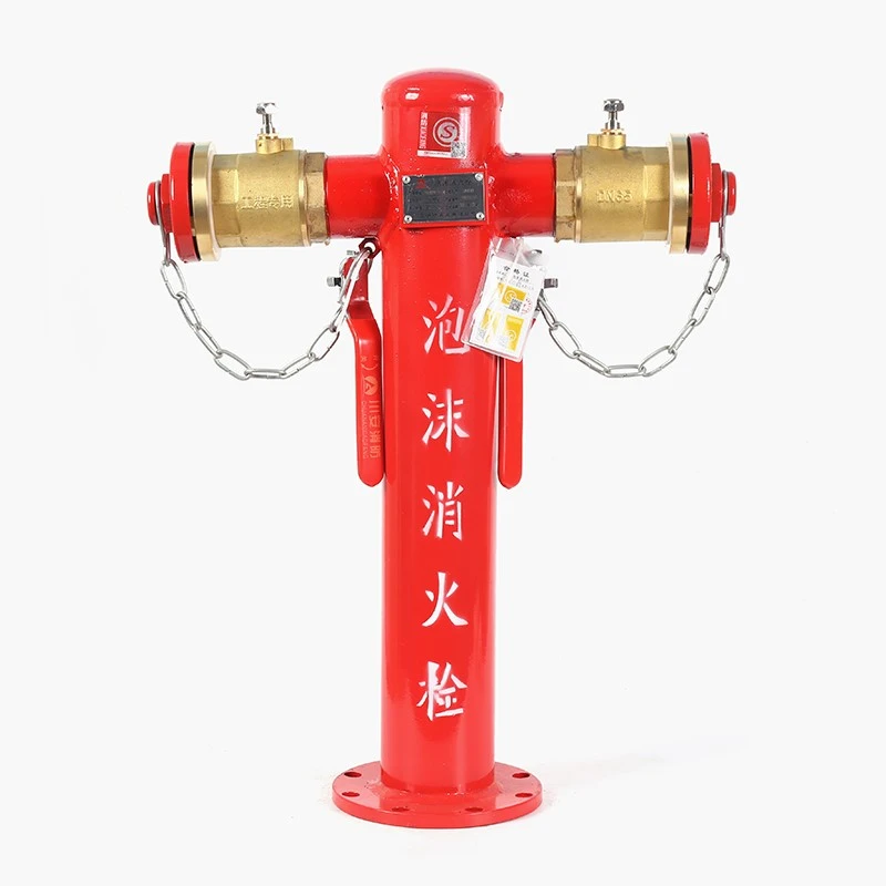 Foam Fire Hydrant Ductile Iron Brass Dual Outlet